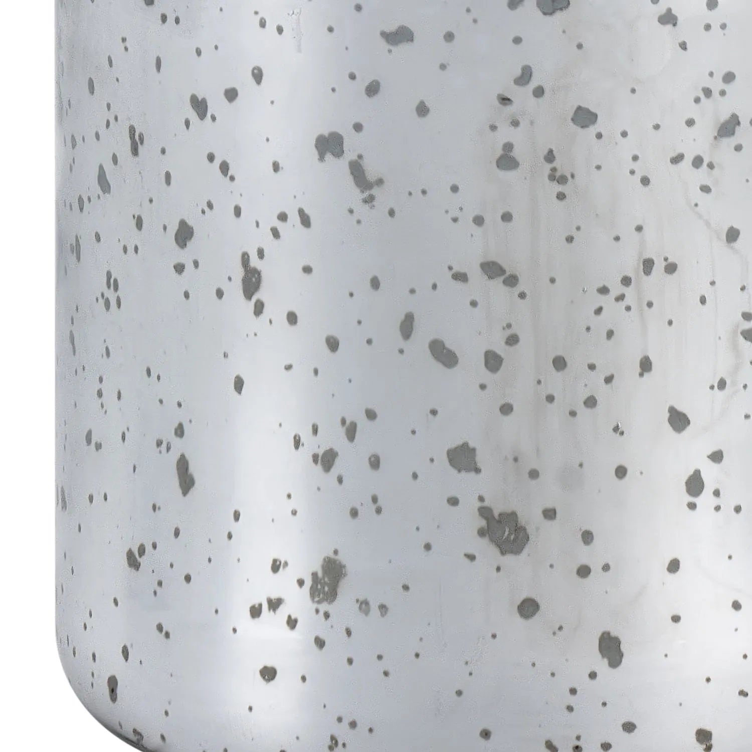 Mirrored Mercury Glass Bottle-Shaped Table Lamp With White Self-Lined Linen Drum Shade 67x40x40cm | Click Style