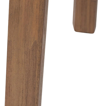 Modern Scandi Black & Natural Acacia Wood Dining Table with Wooden Legs – Rectangular 6-Seater Wooden Dining Table 180x90x76cm | Click Style