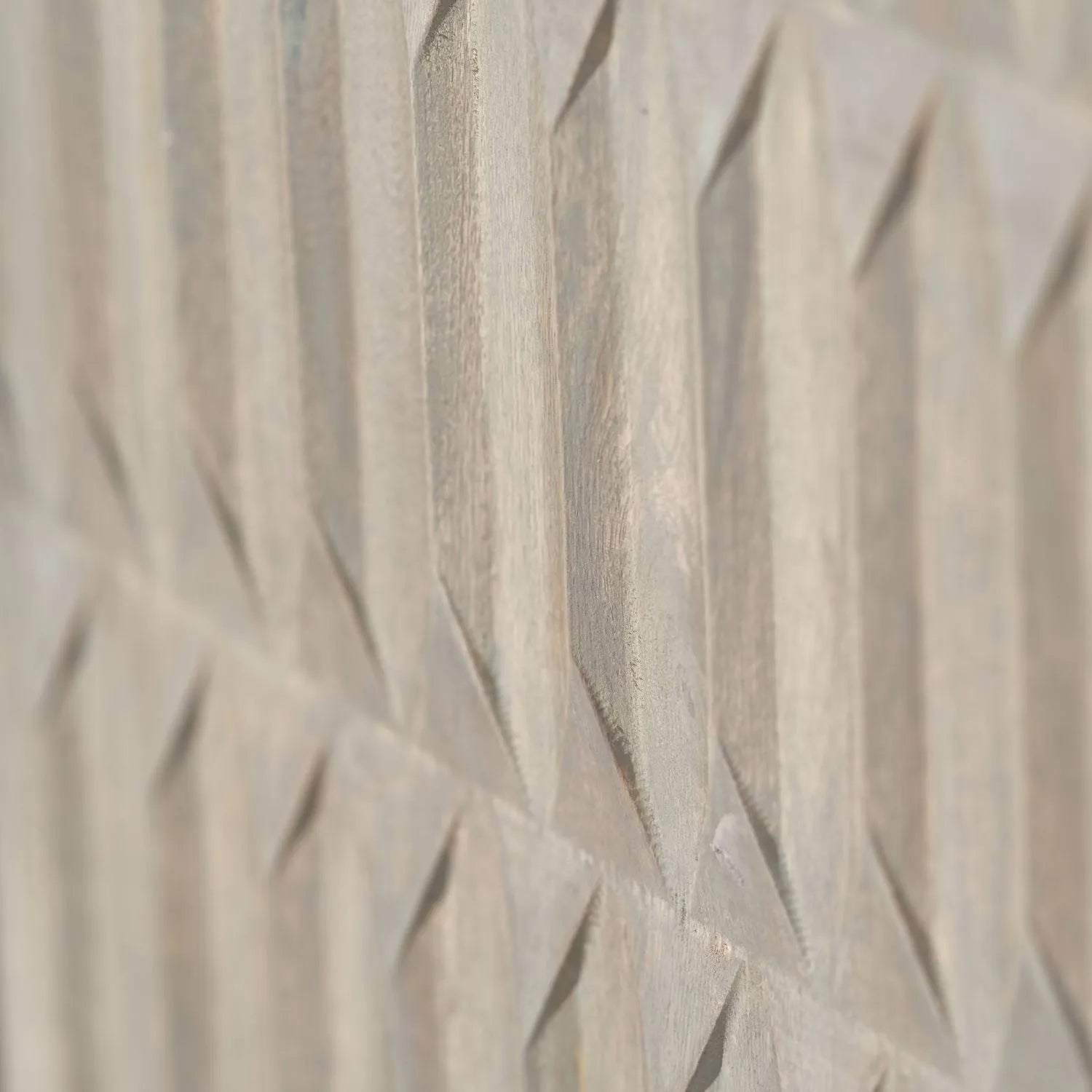 Modern Scandi Light Grey Wash Mango Wood Shelving & Storage Unit – Handleless 2 Door Carved Textured Niche Display Cabinet with Open Shelves, Scandinavian Mango Wood Storage Furniture for Living Rooms, Dining Rooms & Hallways 166x105x40cm | Click Style