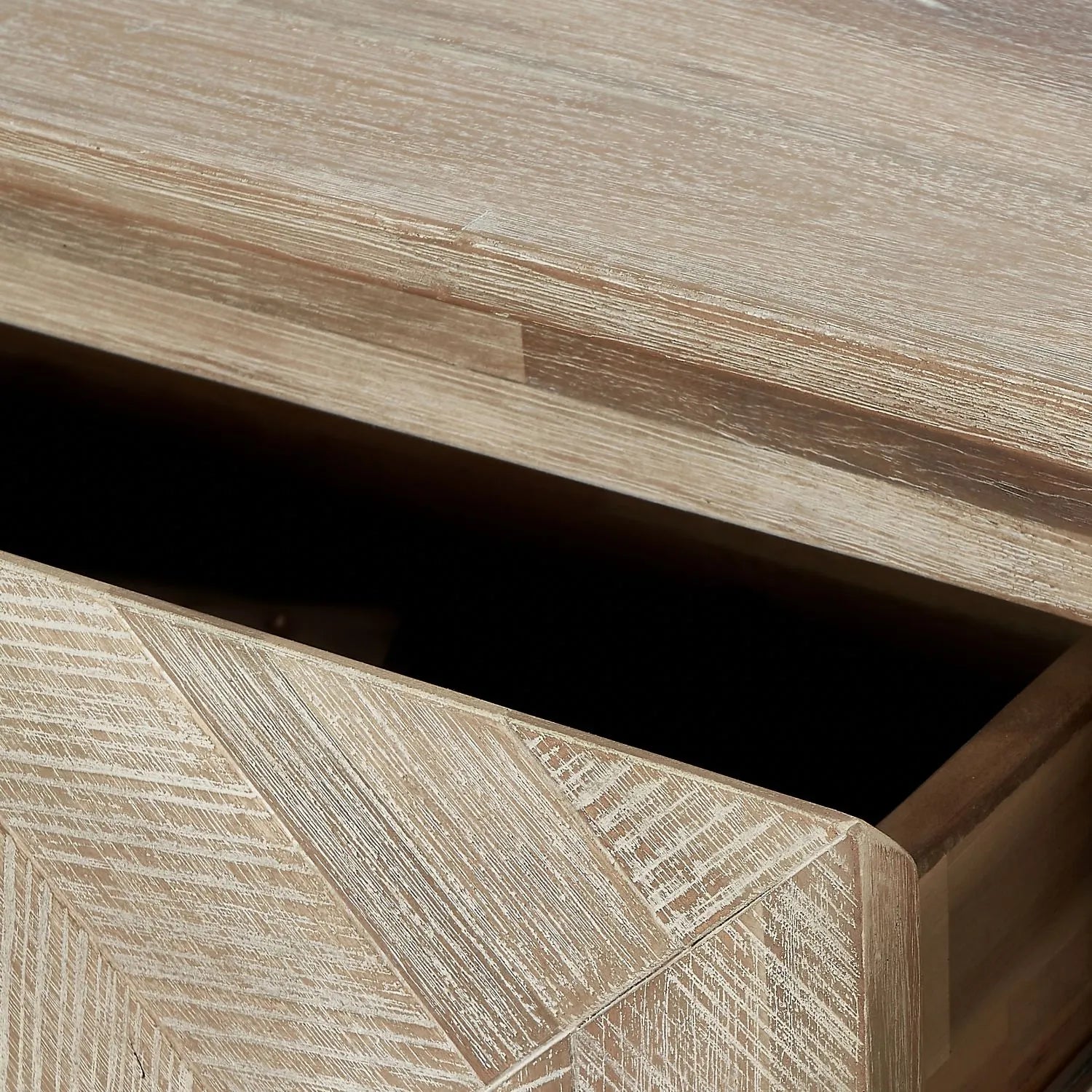 Modern Scandi Sand-Wash Acacia Wood Console Table With Black Metal Legs Drawer Shelf Textured Wooden Hallway Console Table With Wall Strap 80x120x35cm | Click Style