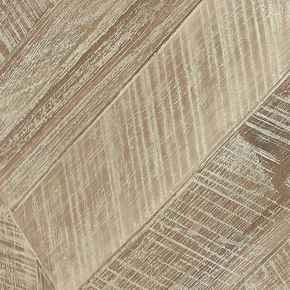 Modern Scandi Sand-Wash Acacia Wood Desk With Black Metal Legs – Textured 2-Drawer Wooden Office Desk With Storage 75x140x60cm | Click Style