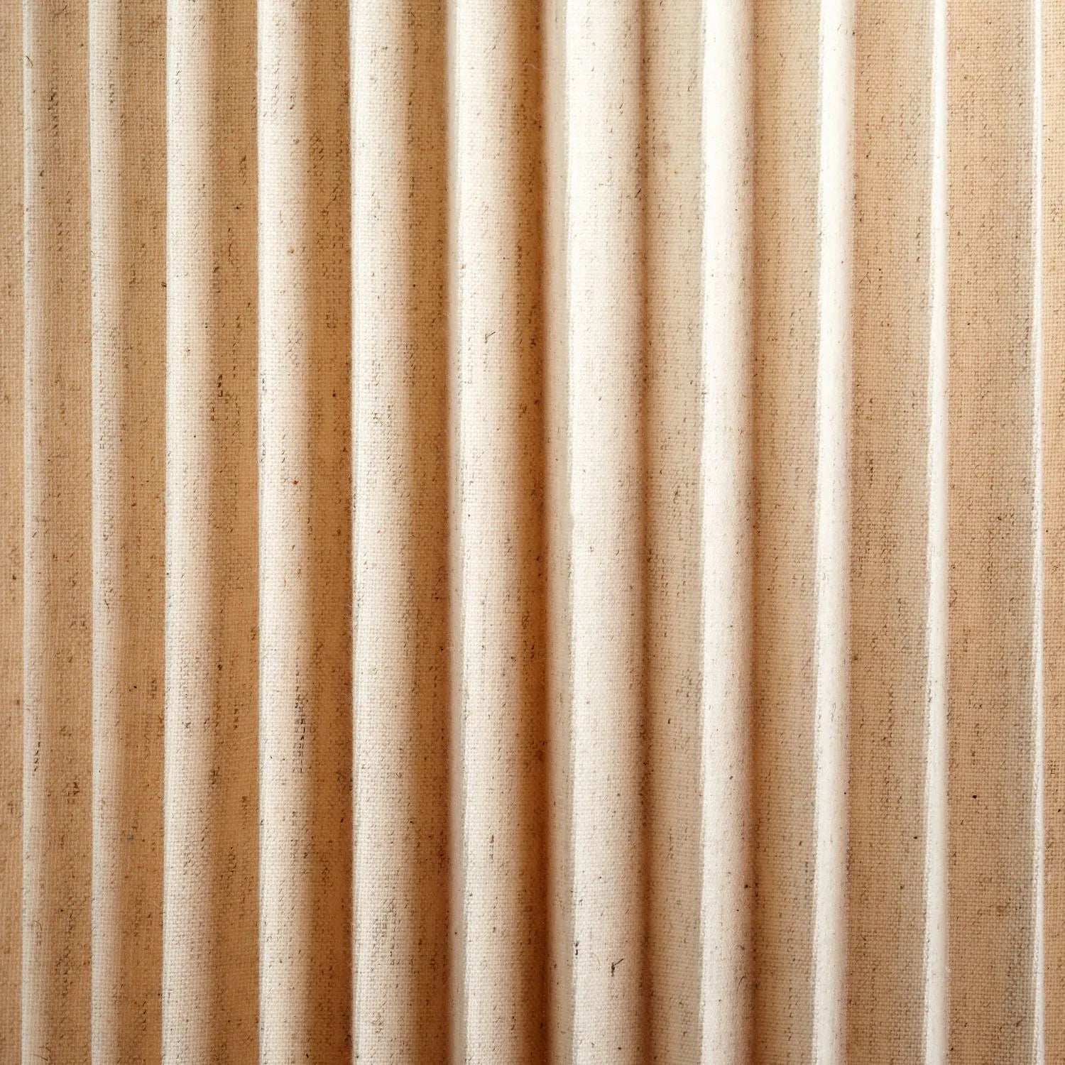 Natural Beige Pleated Linen Drum Lampshade with Tall Cylinder Shape – Textured Neutral Light Shade for Ceiling Table & Floor Lamps 35cm/14in - Click Style