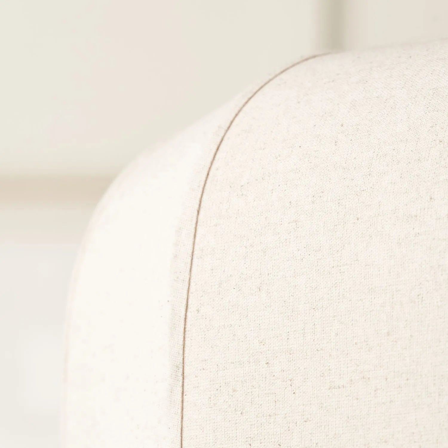 Large Natural Linen Rounded Squat Pendant Ceiling Light with Black Fabric Cable – Adjustable & Dimmable Cream & Black Modern Hanging Lamp 120x51x51cm | Click Style