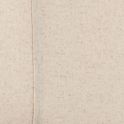 Large Natural Linen Rounded Squat Pendant Ceiling Light with Black Fabric Cable – Adjustable & Dimmable Cream & Black Modern Hanging Lamp 120x51x51cm | Click Style