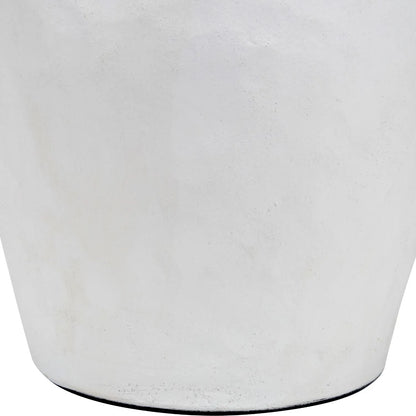 Neutral Matt White Textured Ceramic Table Lamp Base with Sculptural Bottle Shape – Handcrafted Modern Light Base 49x20x20cm | Click Style