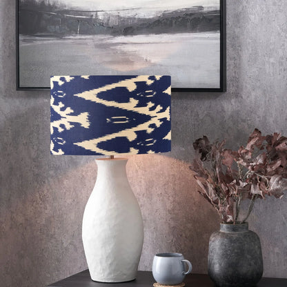 Neutral Matt White Textured Ceramic Table Lamp Base with Sculptural Bottle Shape – Handcrafted Modern Light Base 49x20x20cm | Click Style