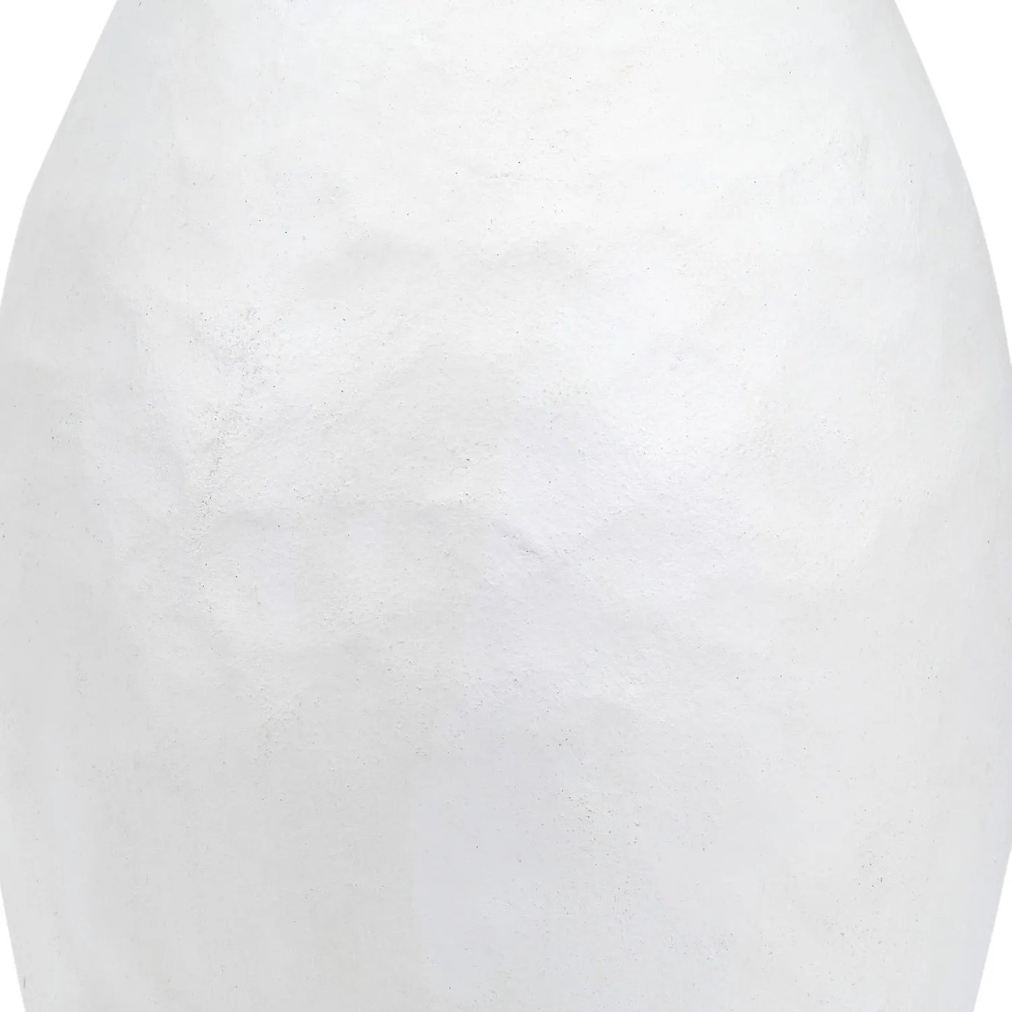 Neutral Matt White Textured Ceramic Table Lamp with 40cm Black & White Tribal Ikat Cotton Drum Shade – Handcrafted Modern Bottle-Shaped Light 72x40x40cm | Click Style