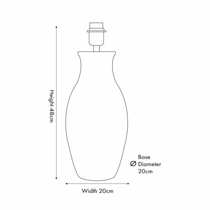 Neutral Matt White Textured Ceramic Table Lamp with 40cm Grey Self-Lined Linen Tapered Shade – Handcrafted Modern Bottle-Shaped Light Base Dimensions 69x40x40cm | Click Style