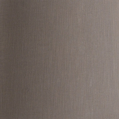 Neutral Matt White Textured Ceramic Table Lamp with 40cm Grey Self-Lined Linen Tapered Shade – Handcrafted Modern Bottle-Shaped Light 69x40x40cm | Click Style