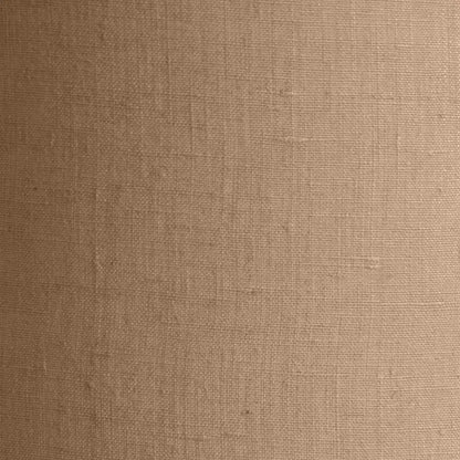 Neutral Matt White Textured Ceramic Table Lamp with 40cm Natural Linen Drum Shade – Handcrafted Modern Bottle-Shaped Light 72x40x40cm | Click Style