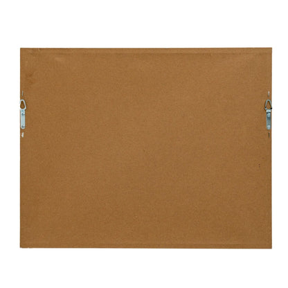 Neutral Ornithological Short-Billed Dowitcher Bird Print with Linen Background – Beaded Wooden Frame Framed Wall Art 62x45x2cm Back Fixing | Click Style