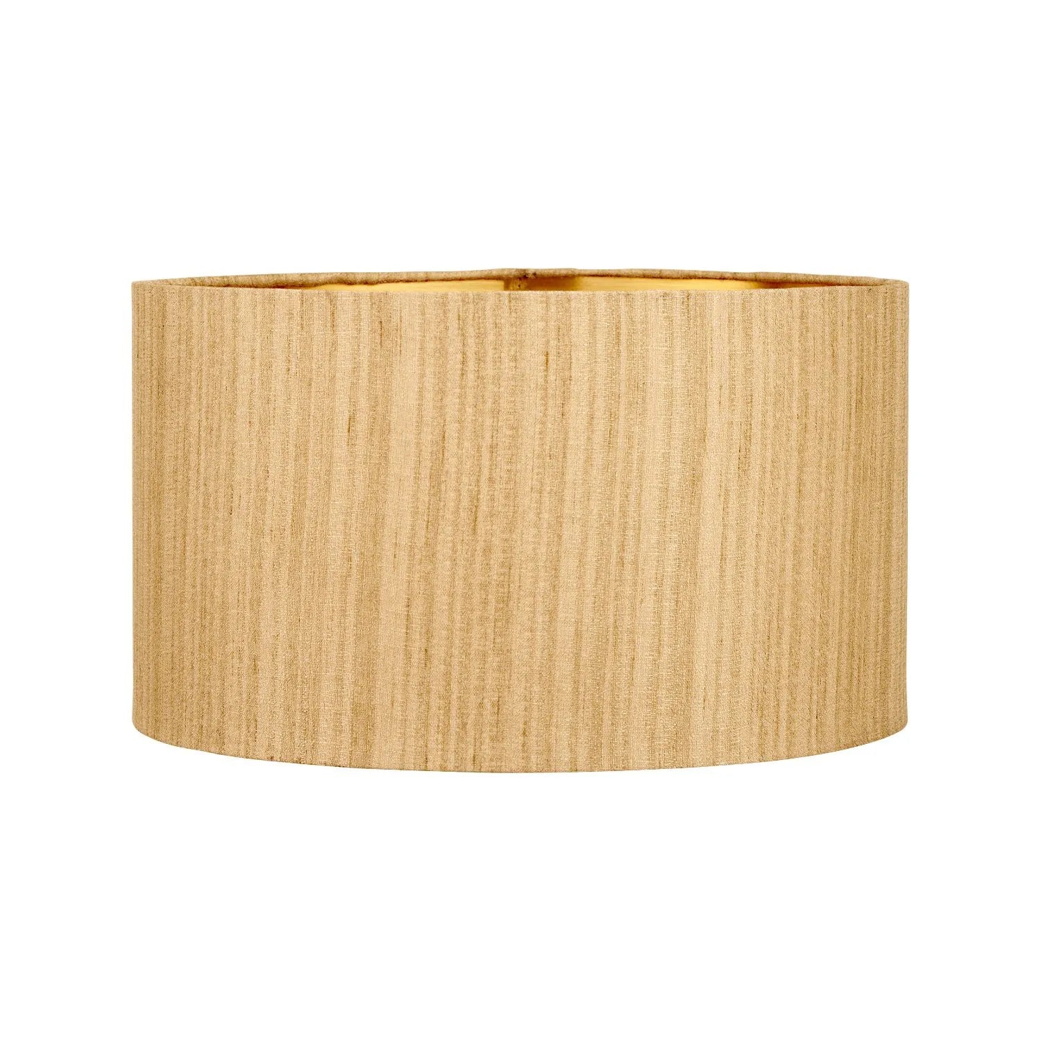 Neutral White Art Deco Scallop Fan Ceramic Table Lamp with Gold Slubbed Silk Gold-Lined Drum Shade – Decorative Sculpted Lighting 48x35x35cm | Click Style