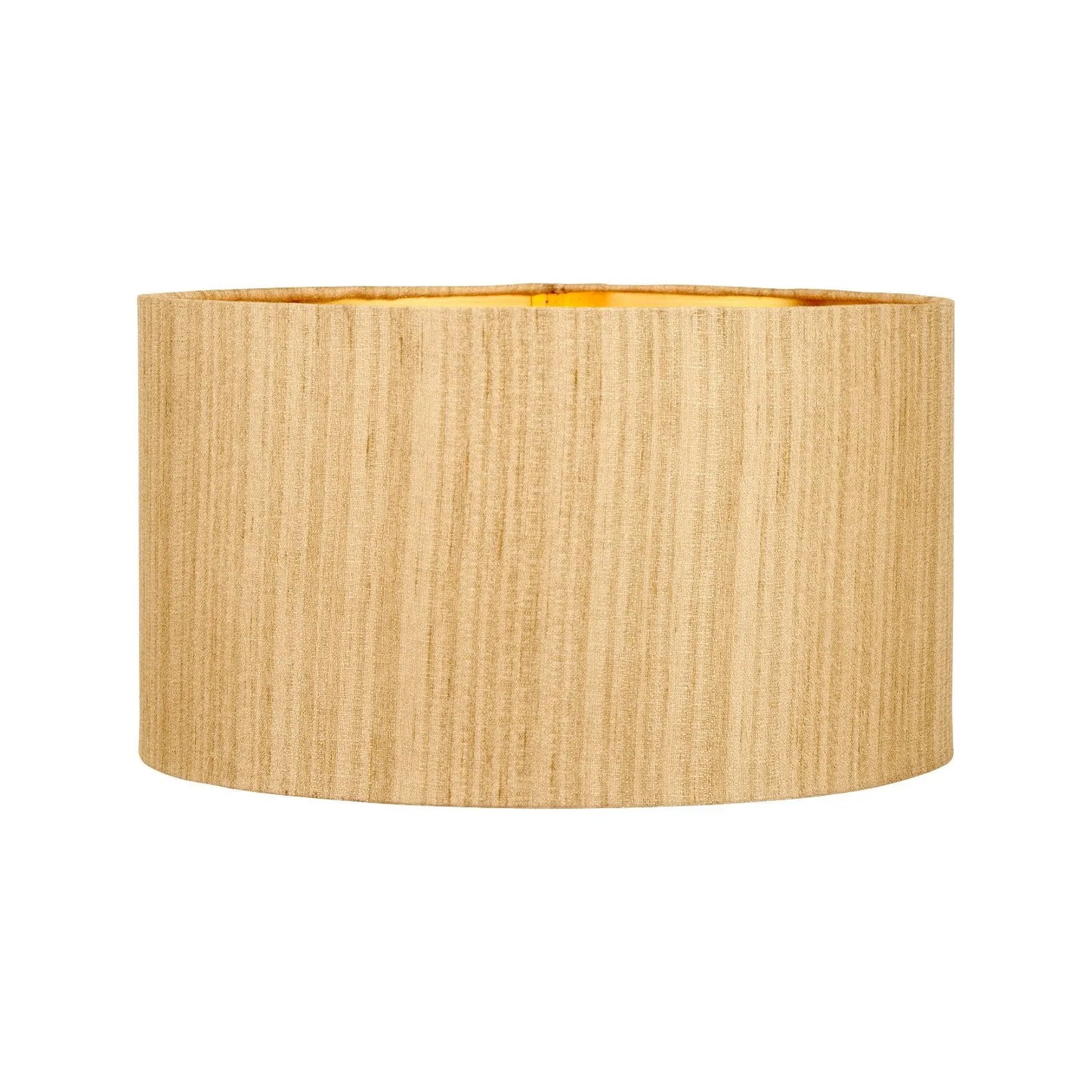 Neutral White Art Deco Scallop Fan Ceramic Table Lamp with Gold Slubbed Silk Gold-Lined Drum Shade – Decorative Sculpted Lighting 48x35x35cm | Click Style