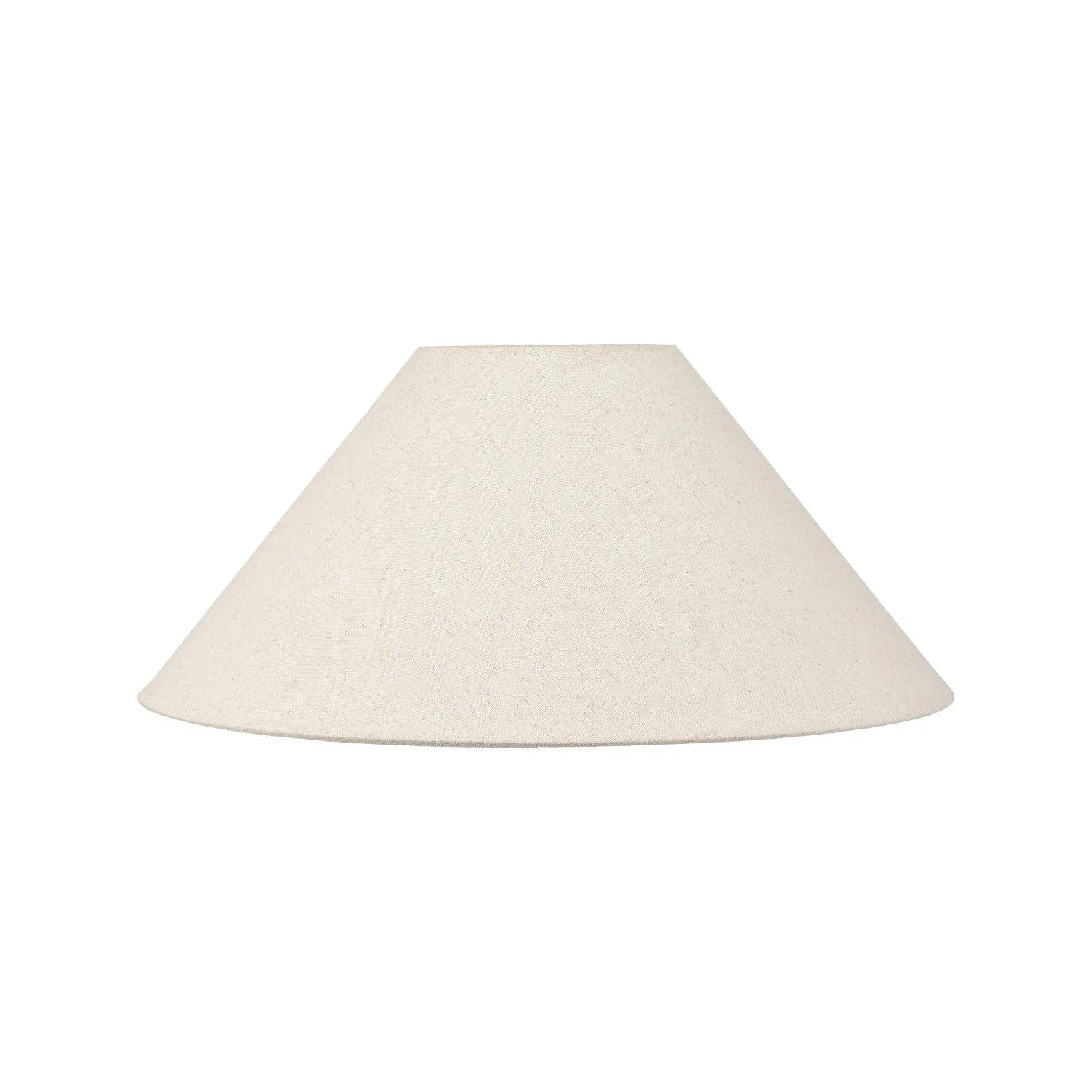 Neutral White Art Deco Scallop Fan Ceramic Table Lamp with Natural Beige Hopsack Empire Tapered Shade – Decorative Sculpted Lighting 46x45x45cm | Click Style