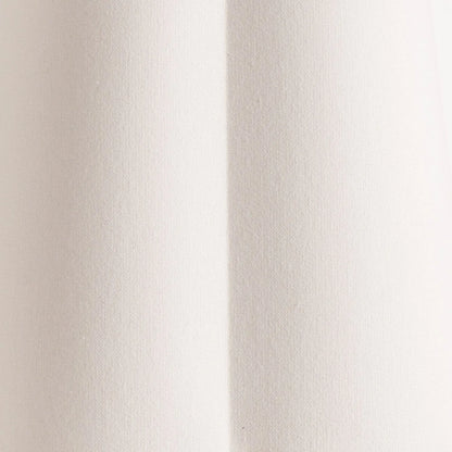 Neutral White Art Deco Scallop Fan Ceramic Table Lamp with White Handloom Cotton Scalloped Tapered Shade – Decorative Sculpted Lighting 51x35x35cm | Click Style