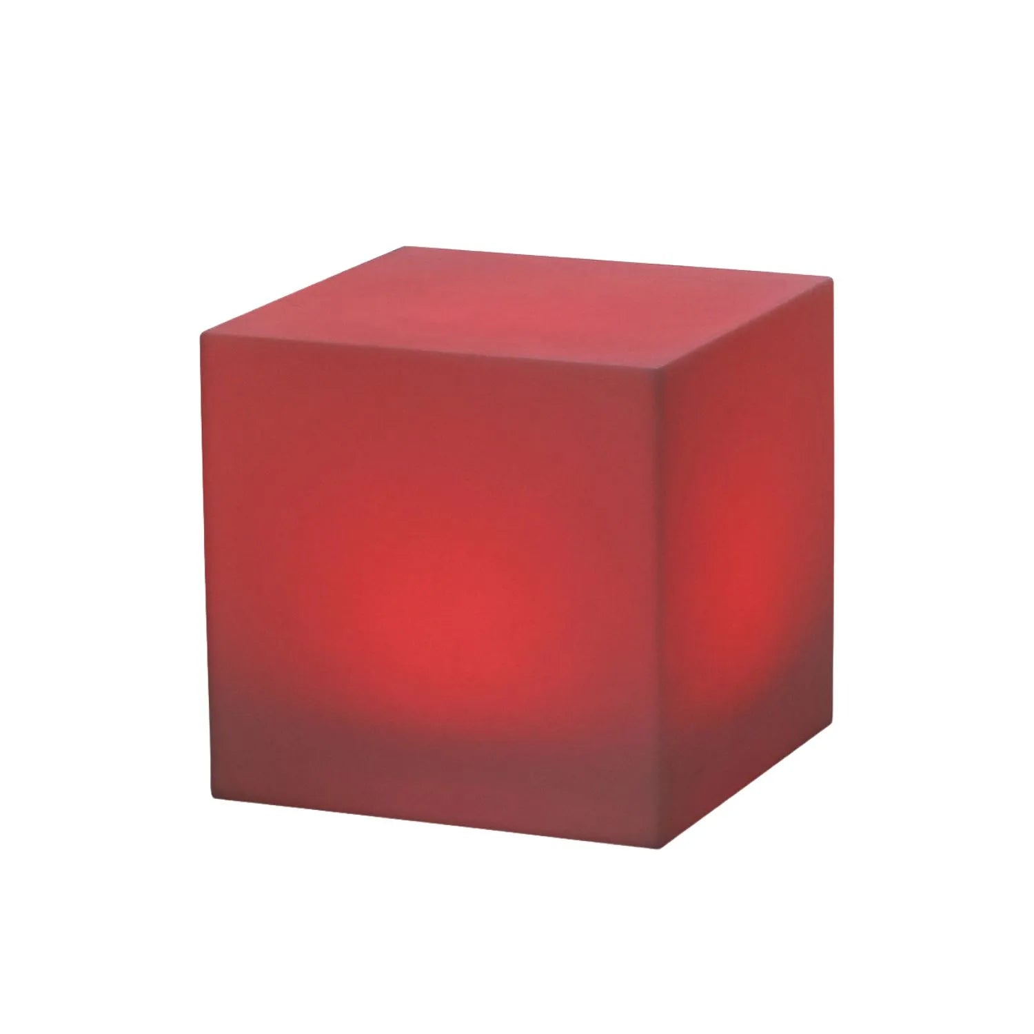 Outdoor LED Cube Light with Rechargeable Battery – Colour-Changing Weatherproof Garden Box Lamp H29xW30xD30cm - Click Style