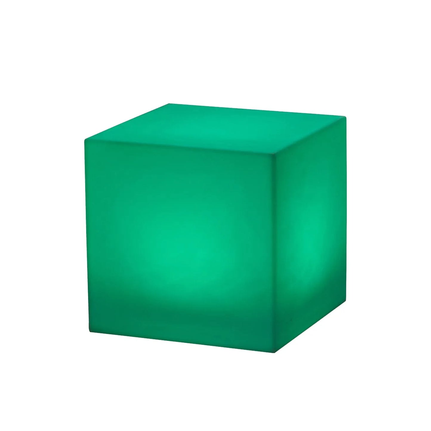 Outdoor LED Cube Light with Rechargeable Battery – Colour-Changing Weatherproof Garden Box Lamp H29xW30xD30cm - Click Style