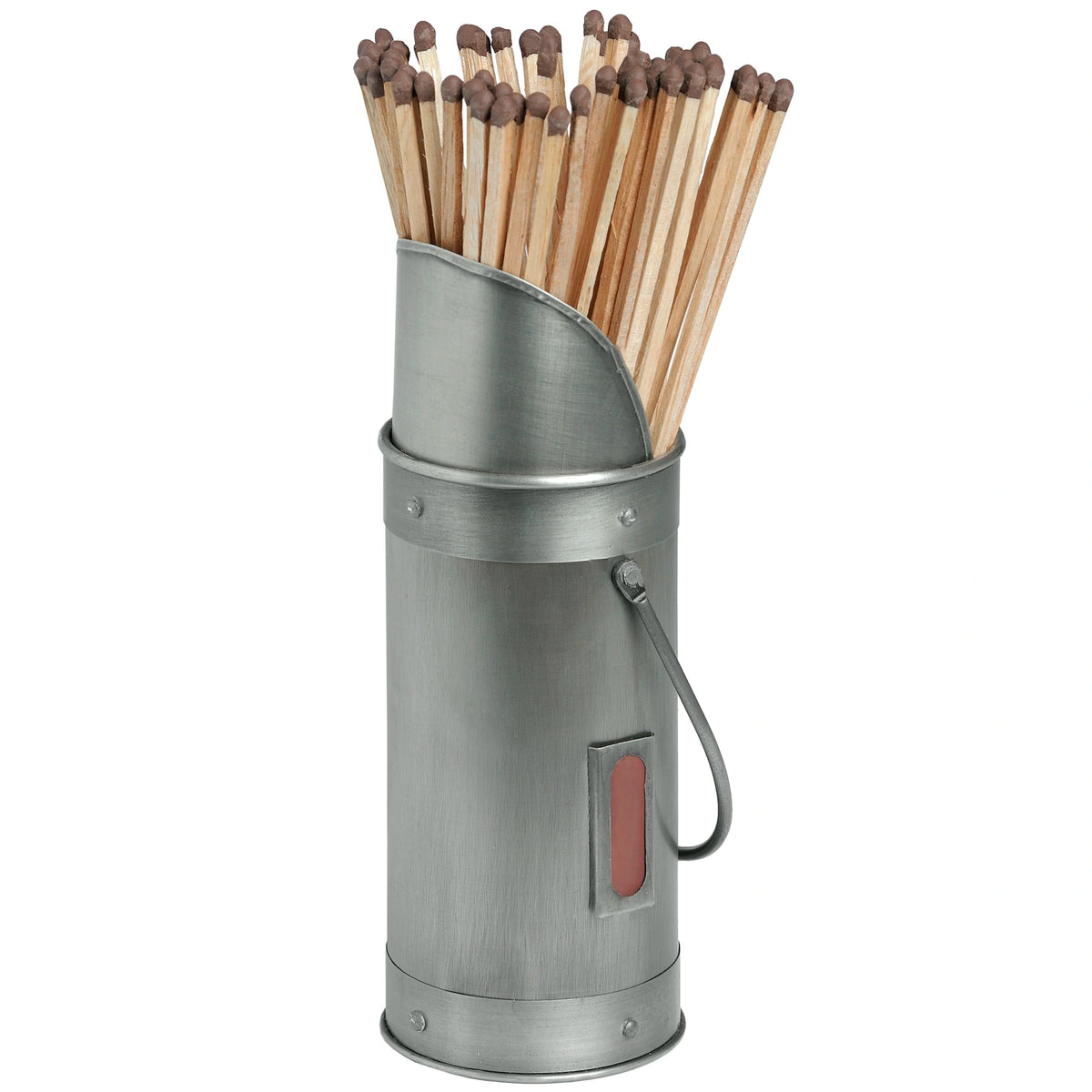 Matchstick Storage Pewter Matchstick Holder with 60 Long Matches and Striker 20cm – Click ...