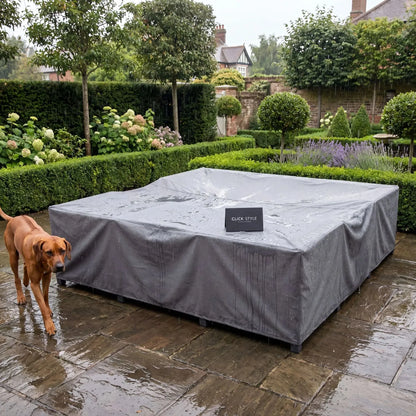 Platinum AeroCover Lounge Set Garden Furniture Cover 300x250x70cm Breathable Water-Resistant Outdoor Furniture Protector with UV Protection for Large Garden Lounge Sets | Click Style