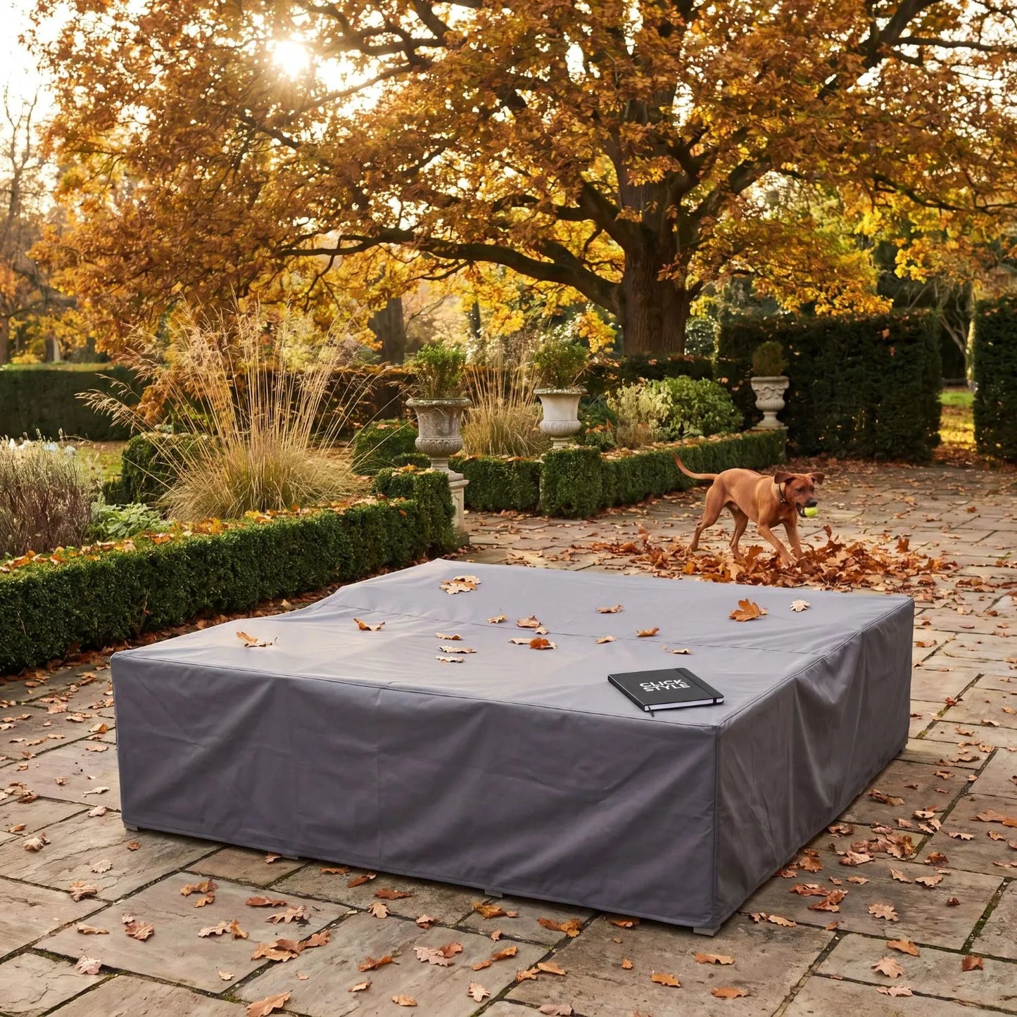 Platinum AeroCover Lounge Set Garden Furniture Cover 300x250x70cm Breathable Water-Resistant Outdoor Furniture Protector with UV Protection for Large Garden Lounge Sets | Click Style