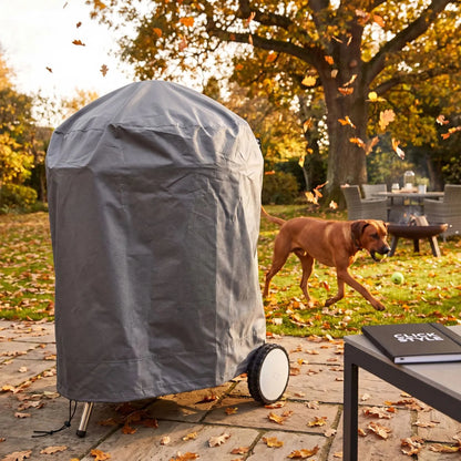 Platinum AeroCover Kettle Barbecue Cover 64x82cm Breathable Outdoor BBQ Cover with UV Protection for Round Charcoal and Kettle Barbecues | Click Style