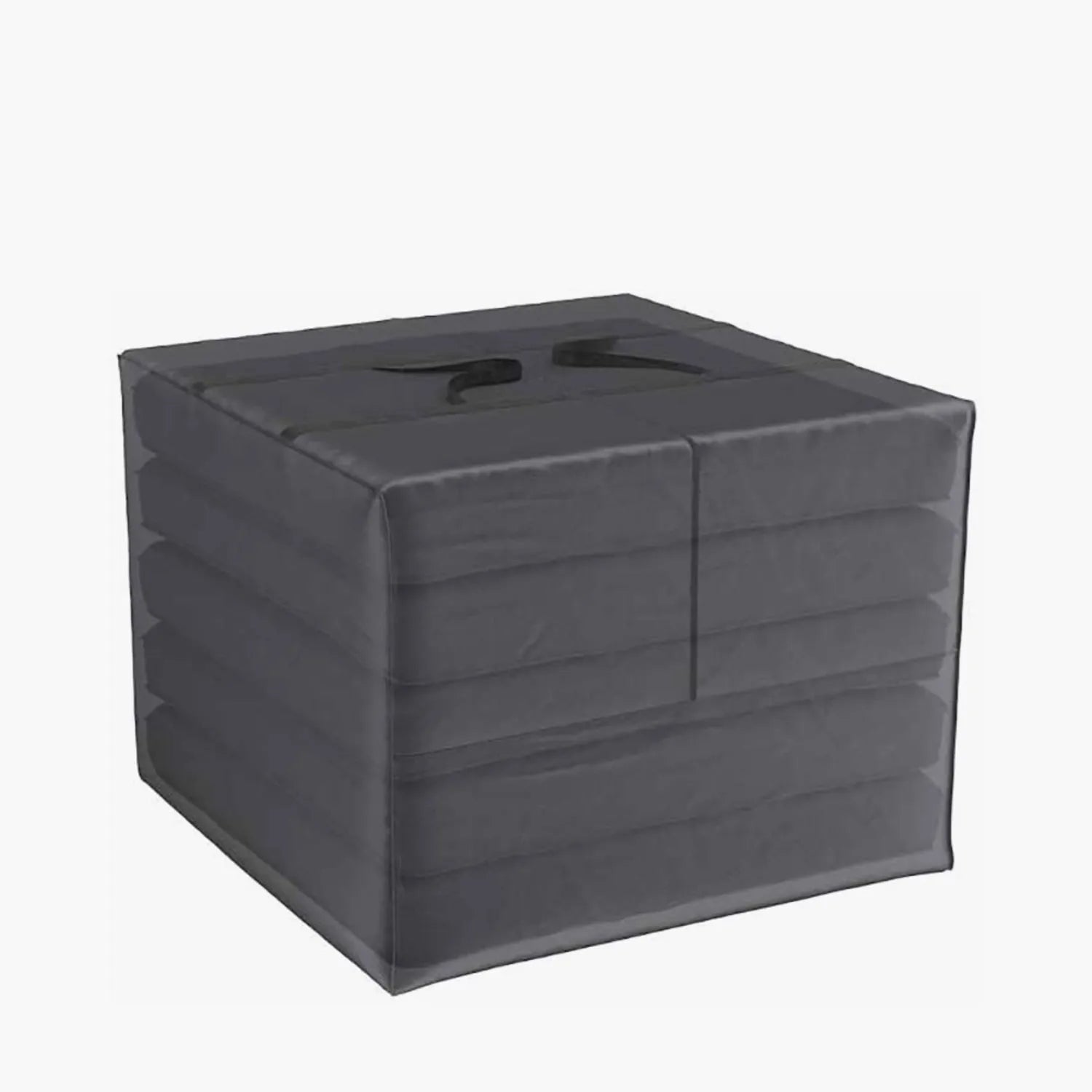 Platinum AeroCover Breathable Square Garden Cushion Storage Bag with Carry Handles for Large Outdoor Furniture Cushions 80x80x60cm | Click Style