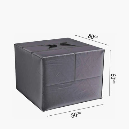 Platinum AeroCover Breathable Square Garden Cushion Storage Bag with Carry Handles for Large Outdoor Furniture Cushions 80x80x60cm | Click Style