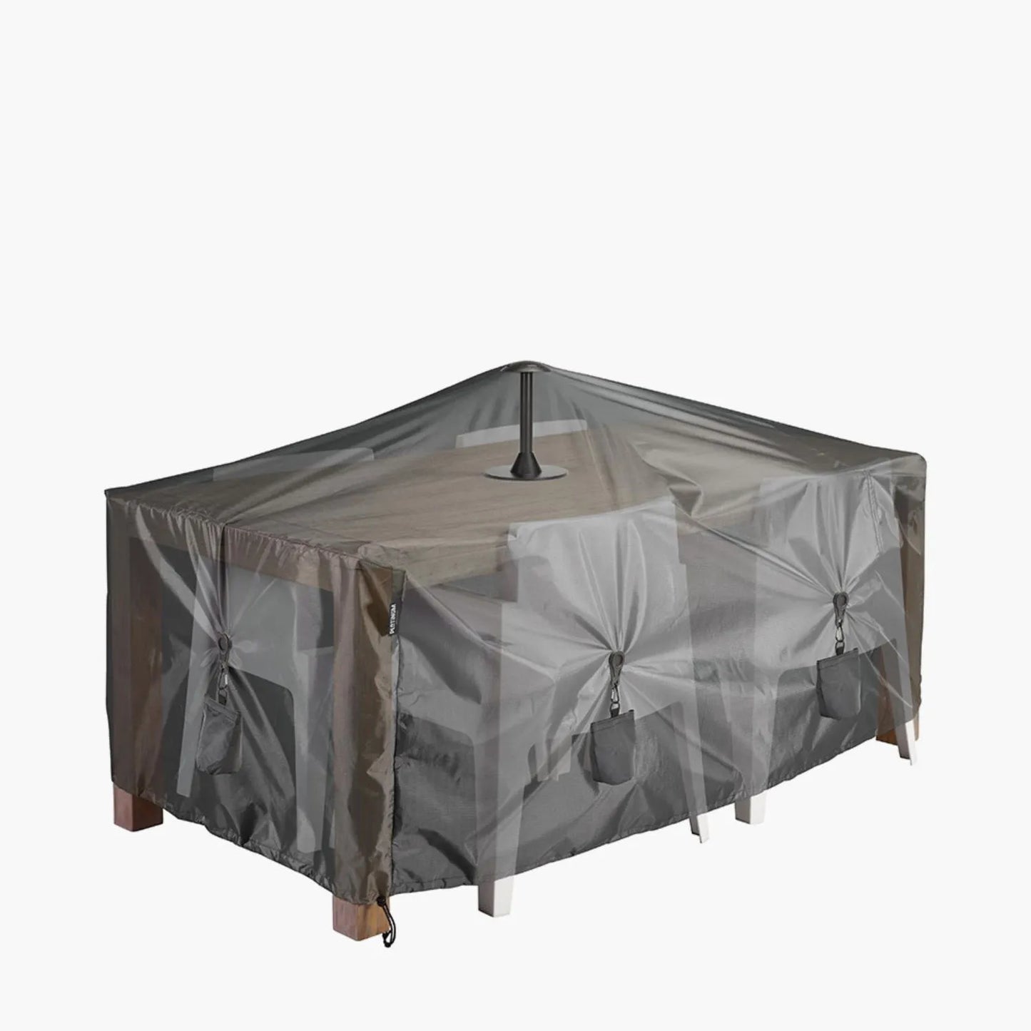 Platinum AeroCover Garden Furniture Cover Support Pole Set with 8 Fillable Sandbags for Rainwater Run-Off | Click Style