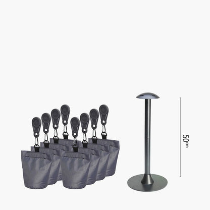Platinum AeroCover Garden Furniture Cover Support Pole Set with 8 Fillable Sandbags for Rainwater Run-Off | Click Style