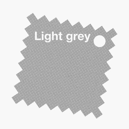 Platinum Riva 3.5m Round Centre Pole Parasol in Light Grey with 3.5m water-repellent canopy, anthracite grey powder-coated aluminium centre pole and easy wind-up handle for gardens, patios, terraces and balconies | Click Style