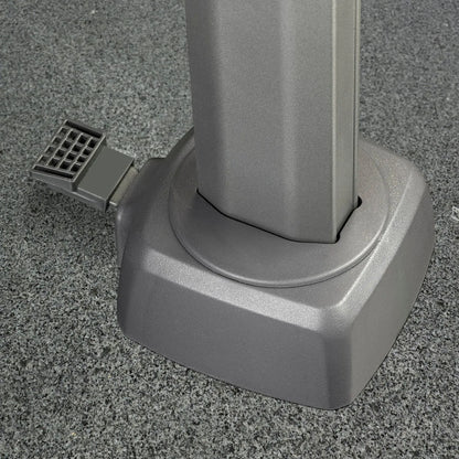 Platinum Voyager T1 3m Round Cantilever Parasol in Anthracite Grey - Click Style