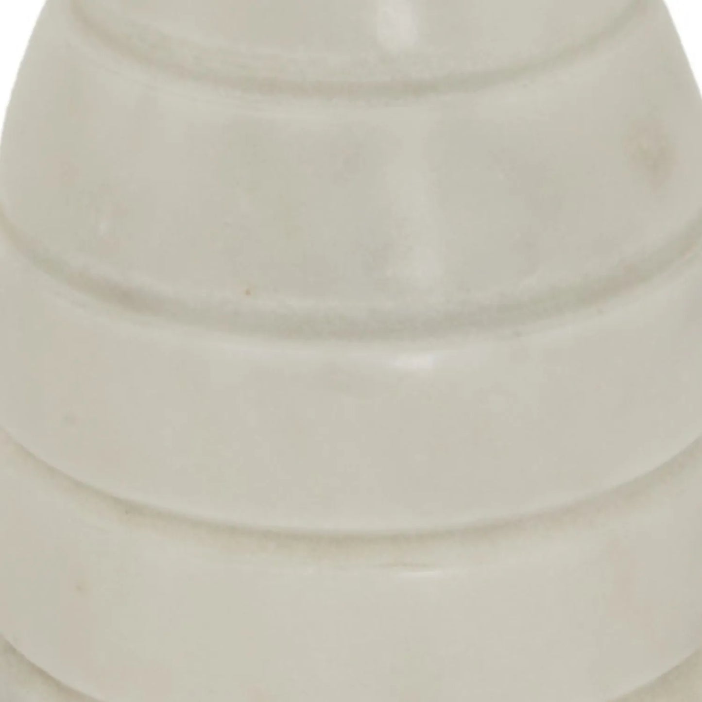 Ribbed Natural White Marble Door Stop with Jute Rope Handle & Unique Veining – Neutral Decorative Weighted Stone Doorstop 12x7x7cm | Click Style