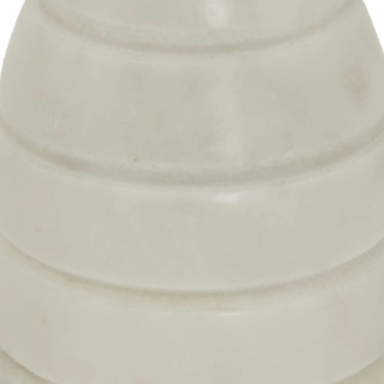 Ribbed Natural White Marble Door Stop with Jute Rope Handle & Unique Veining – Neutral Decorative Weighted Stone Doorstop 12x7x7cm | Click Style