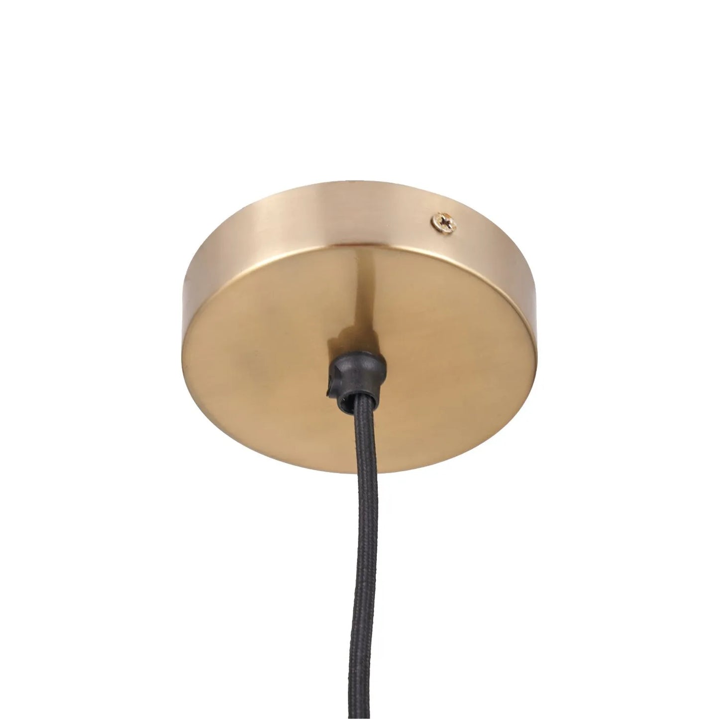 Ripple Optic Brown Glass Adjustable Pendant Ceiling Light with Antique Brass Fittings – Wavy Textured Glass Lighting 186x15x15cm | Click Style