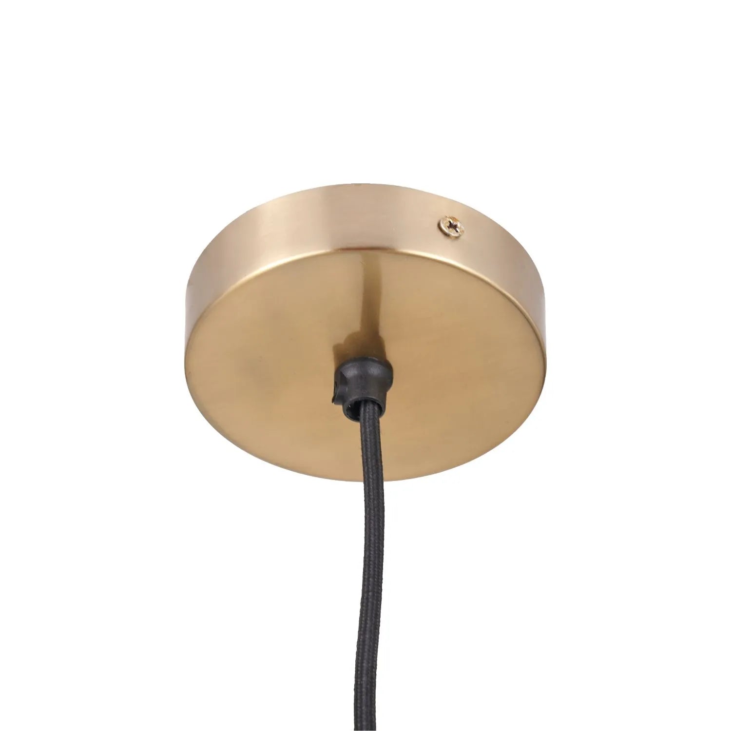 Ripple Optic Brown Glass Adjustable Pendant Ceiling Light with Antique Brass Fittings – Wavy Textured Glass Lighting 186x15x15cm | Click Style