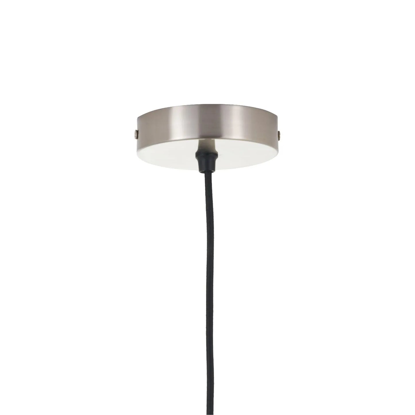 Ripple Optic Clear Glass Adjustable Pendant Ceiling Light with Brushed Silver Fittings – Wavy Textured Glass Lighting 186x15x15cm | Click Style