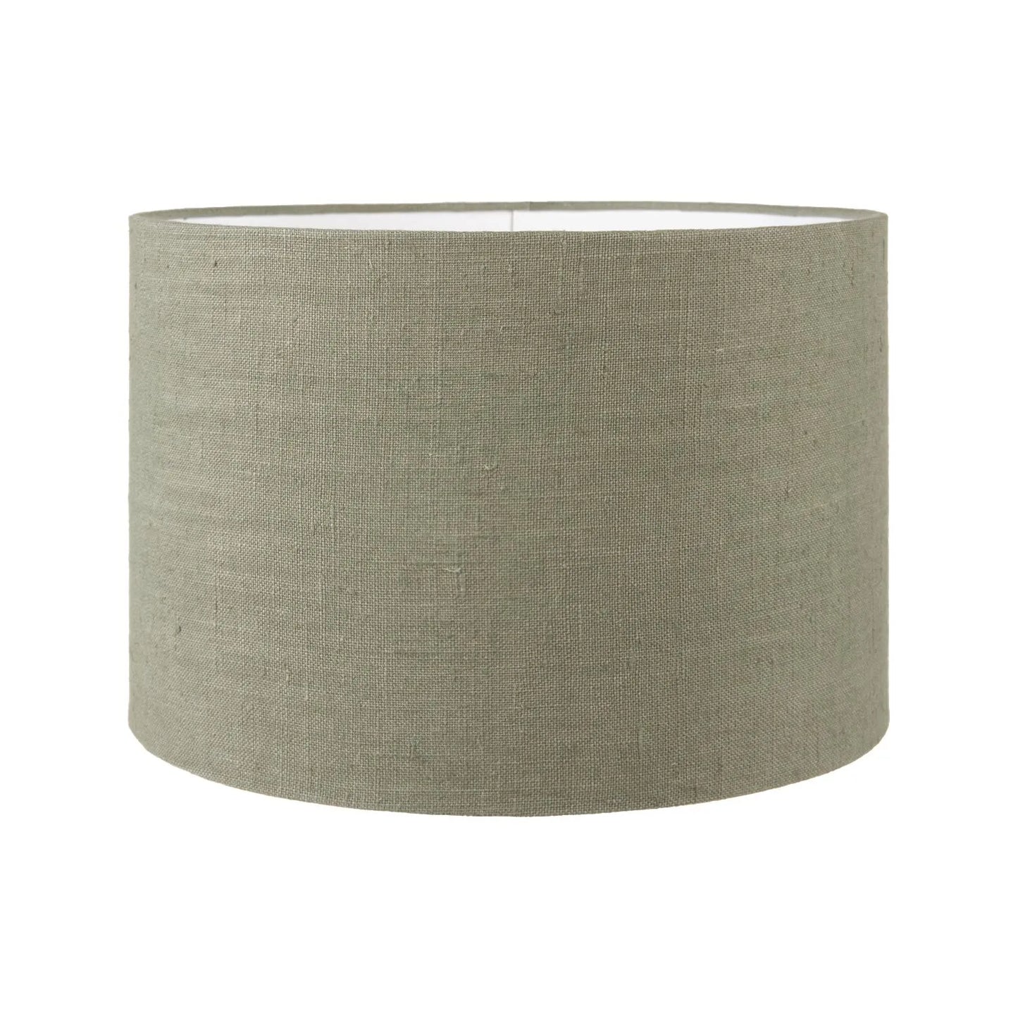 Rustic Blue & Green Glazed Artisan Ceramic Table Lamp with 30cm Pistachio Green Linen Drum Shade – Handmade Stoneware Dot Design Vase-Shaped Light 44x30x30cm | Click Style