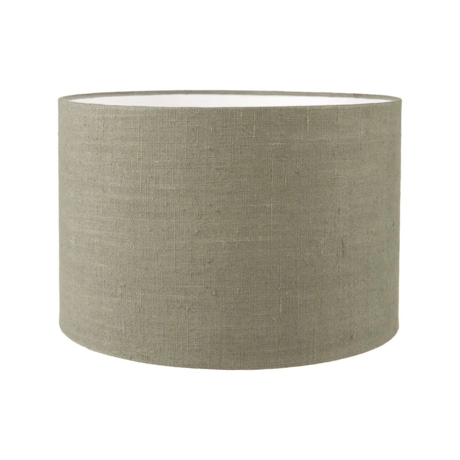 Rustic Blue & Green Glazed Artisan Ceramic Table Lamp with 30cm Pistachio Green Linen Drum Shade – Handmade Stoneware Dot Design Vase-Shaped Light 44x30x30cm | Click Style