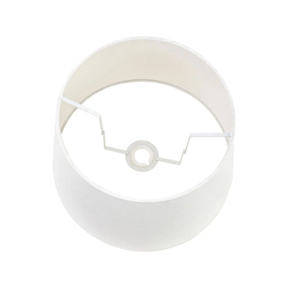 Rustic Blue & Green Glazed Artisan Ceramic Table Lamp with 30cm White Self-Lined Linen Tapered Shade – Handmade Stoneware Dot Design Vase-Shaped Light 42x30x30cm | Click Style