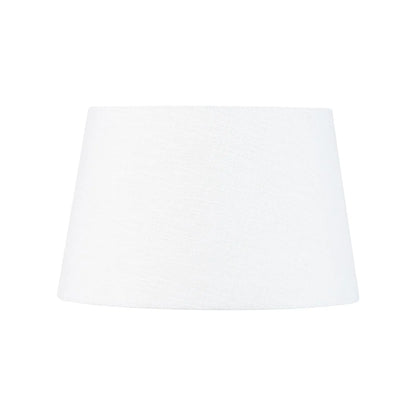 Rustic Blue & Green Glazed Artisan Ceramic Table Lamp with 30cm White Self-Lined Linen Tapered Shade – Handmade Stoneware Dot Design Vase-Shaped Light 42x30x30cm | Click Style