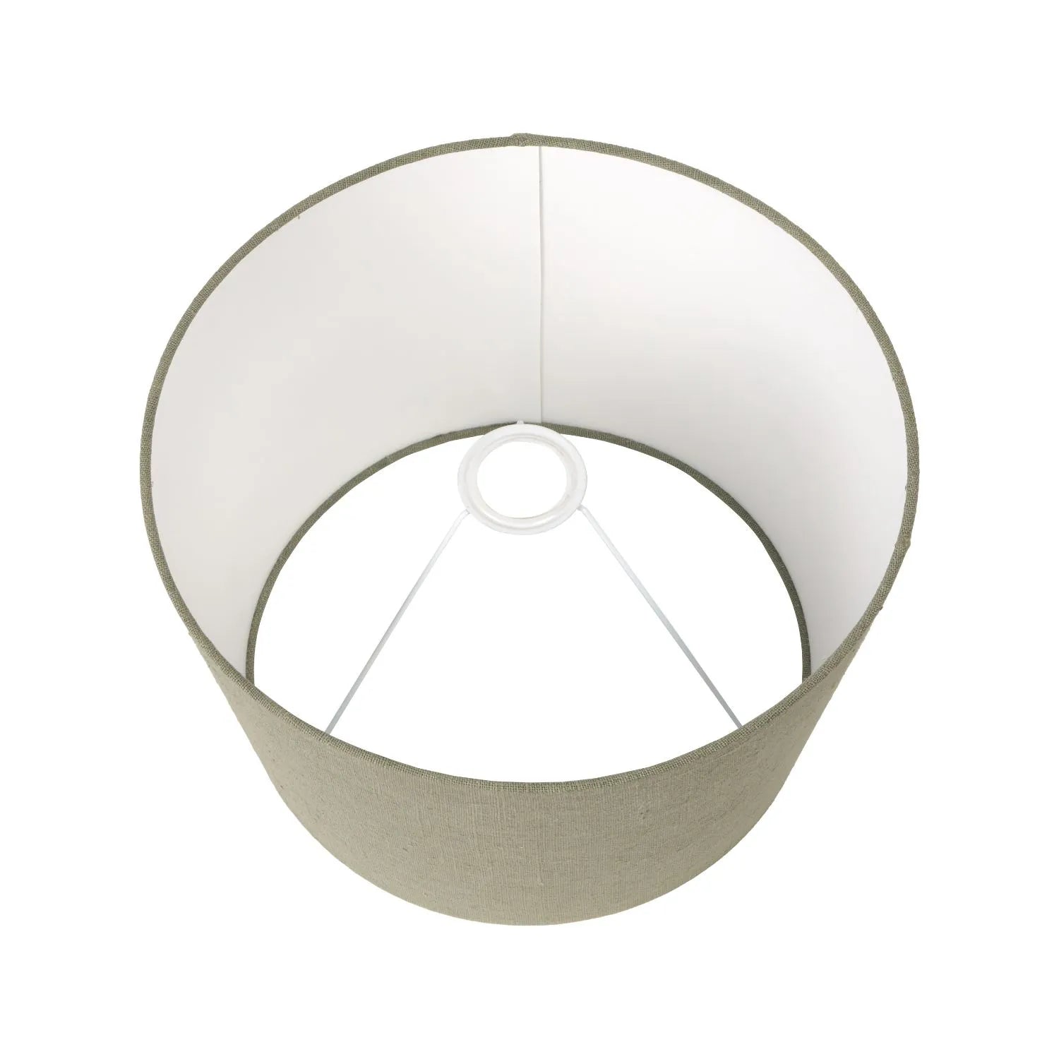 Rustic Rich Brown Glazed Artisan Ceramic Table Lamp with 35cm Pistachio Green Linen Tapered Shade – Handmade Stoneware Dot Design Tapered Cylindrical Light 55x35x35cm | Click Style