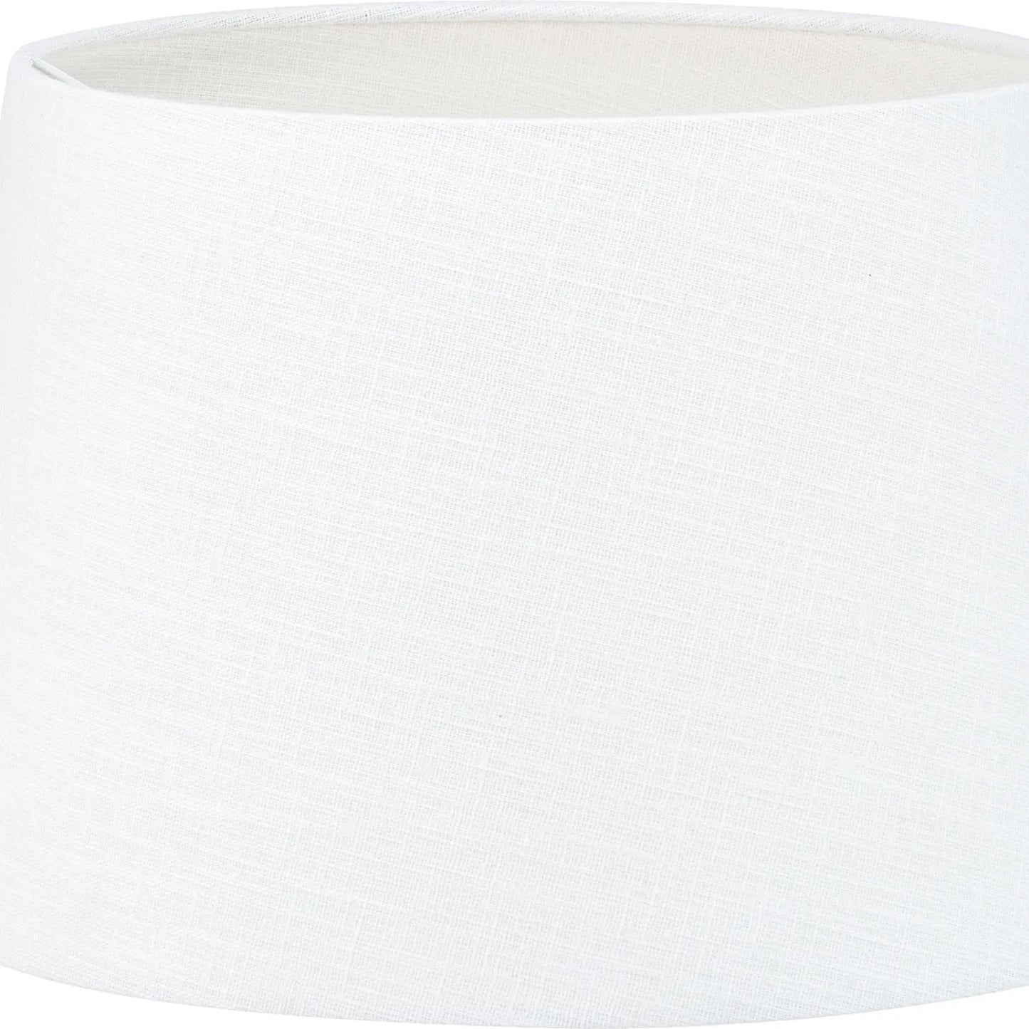 Rustic Rich Brown Glazed Artisan Ceramic Table Lamp with 35cm White Self-Lined Linen Tapered Shade – Handmade Stoneware Dot Design Tapered Cylindrical Light 56x35x35cm | Click Style