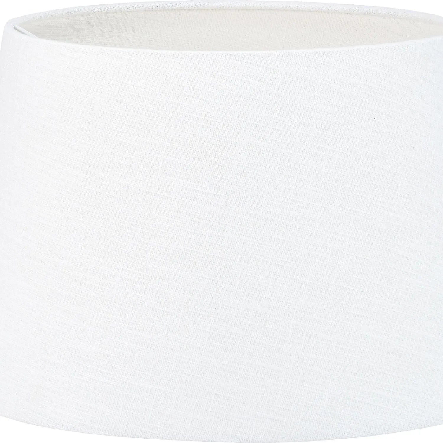 Rustic Rich Brown Glazed Artisan Ceramic Table Lamp with 35cm White Self-Lined Linen Tapered Shade – Handmade Stoneware Dot Design Tapered Cylindrical Light 56x35x35cm | Click Style