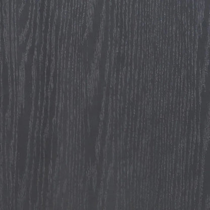 Scandinavian Two Tone Chevron Oak & Black Wood 2 Door Bar Cabinet with Herringbone Oak Veneer Doors & 3 Internal Shelves – Modern Wooden Drinks Storage Cabinet with Black Frame, Slim Metal Handles, Elevated Legs & Spacious Bottle and Glassware Storage for Living Rooms, Dining Rooms & Home Bars 100x100x38cm | Click Style