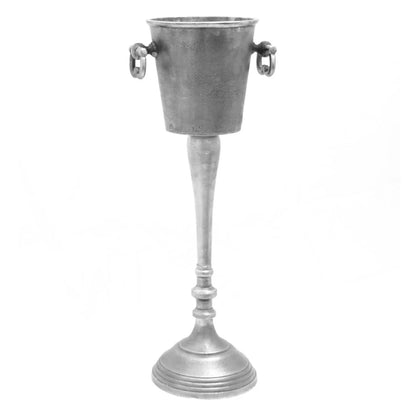 Silver Floor-Standing Champagne Bucket - Click Style