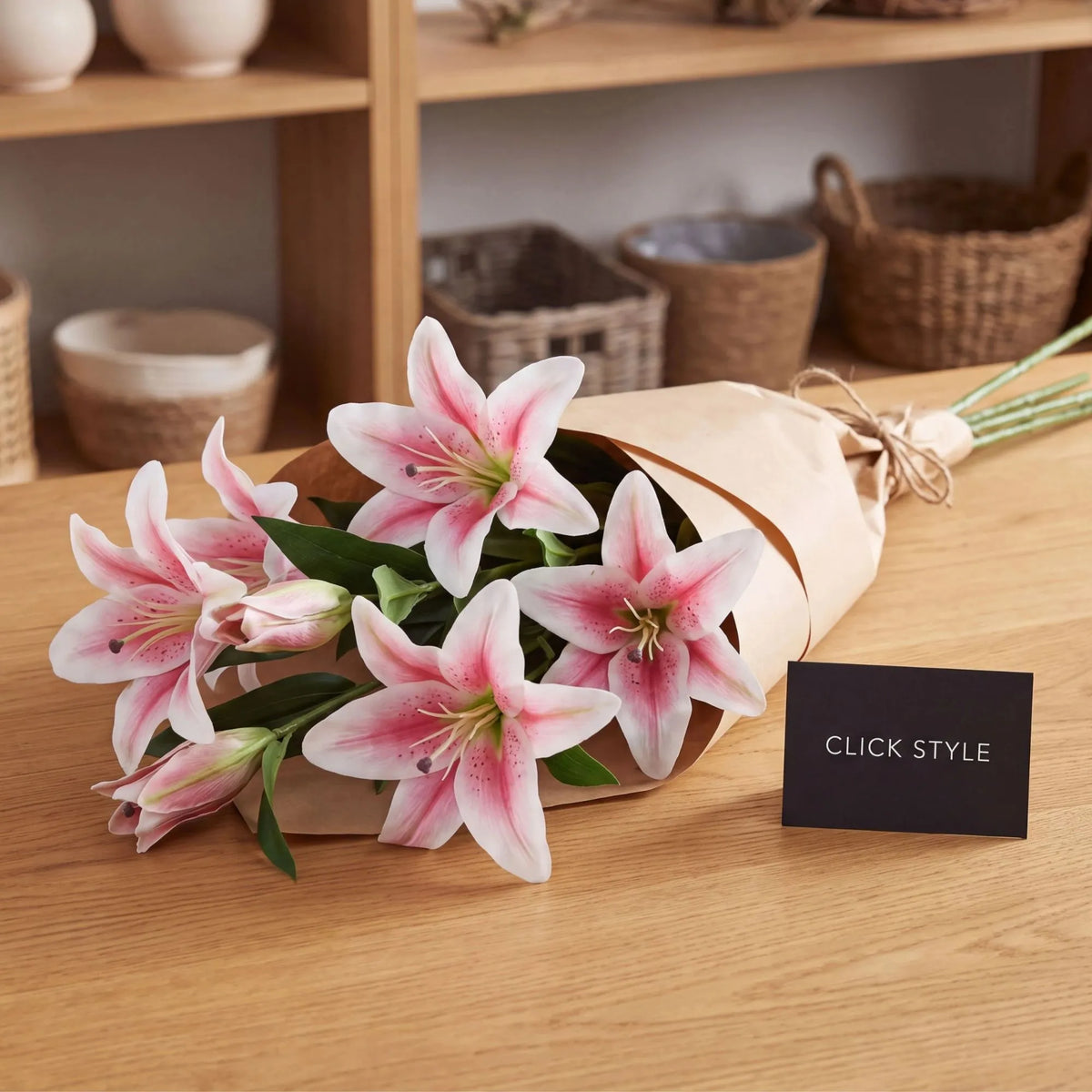 Single Stem Faux Flowers & Foliage with lifelike wired stems for creating floral arrangements – mix & match and save up to 30% | Click Style