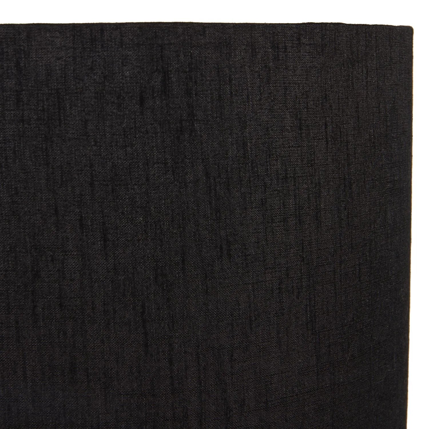 Smoked Grey Hand-Cut Glass Table Lamp with 30cm Black Slubbed Silk Gold-Lined Drum Shade & Antique Brass Fitting – Textured Circular Pattern Design 43x30x30cm | Click Style