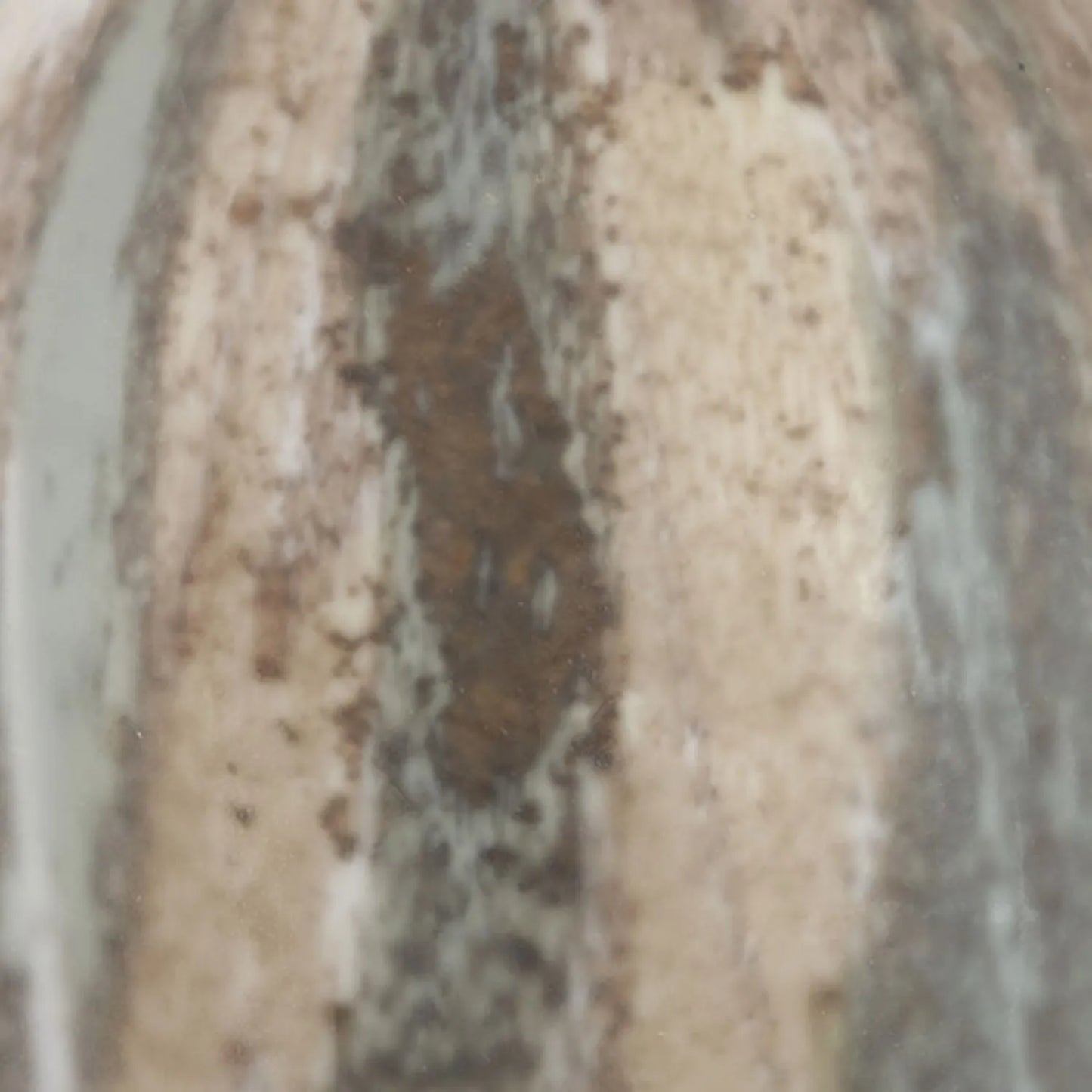 Tall Matt Brown Organic Mouth-Blown Glass Bottle Table Lamp with Tall Natural Linen Drum Shade – Handcrafted Marbled Glass Lighting 66x22x22cm | Click Style