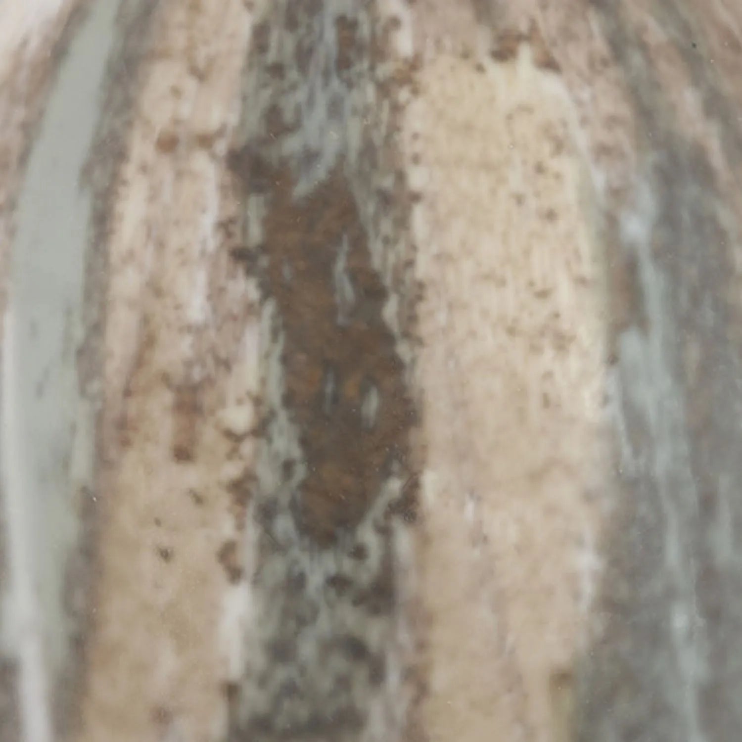 Tall Matt Brown Organic Mouth-Blown Glass Bottle Table Lamp with Tall Natural Linen Drum Shade – Handcrafted Marbled Glass Lighting 66x22x22cm | Click Style