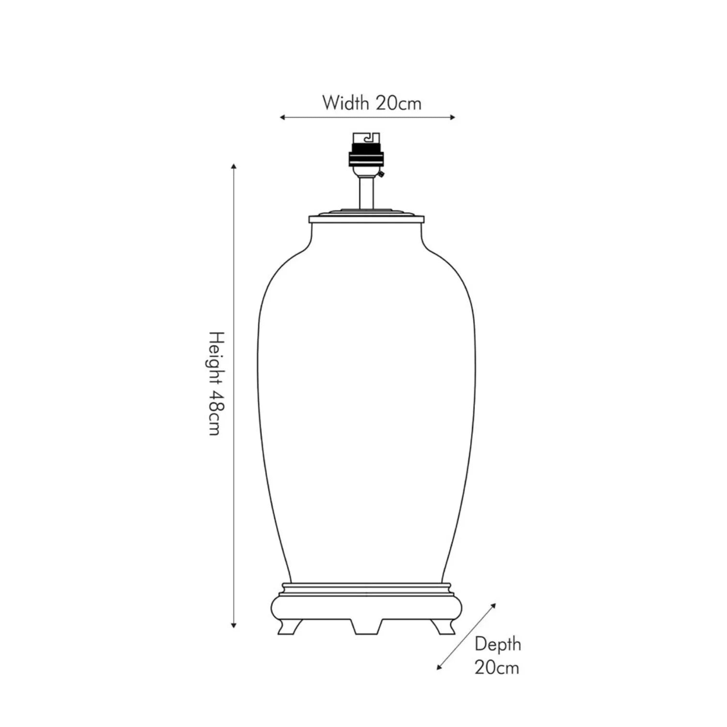 Jenny Worrall Tall Parrots Distressed Gold & Off-White Glass Table Lamp Base with Antique Brass Feet – Handcrafted Urn-Shaped Tropical Bird & Leaf Foliage Lighting Dimensions 48x20x20cm | Click Style